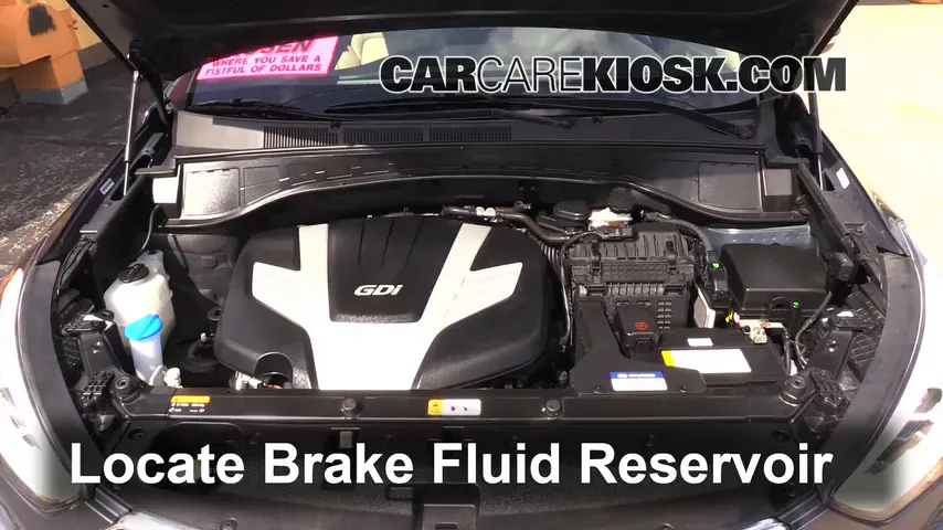 2013 Hyundai Santa Fe GLS 3.3L V6 Brake Fluid
